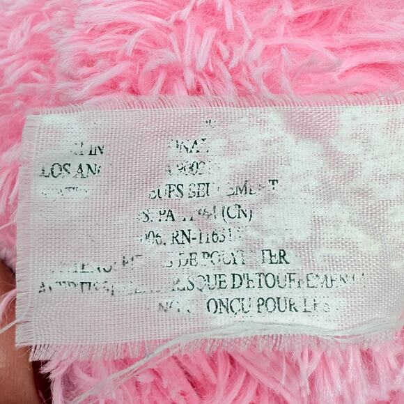 Posh International Fuzzy Pink Pig Soft Plush Stuffed Animal Toy 12" - Picture 6 of 12